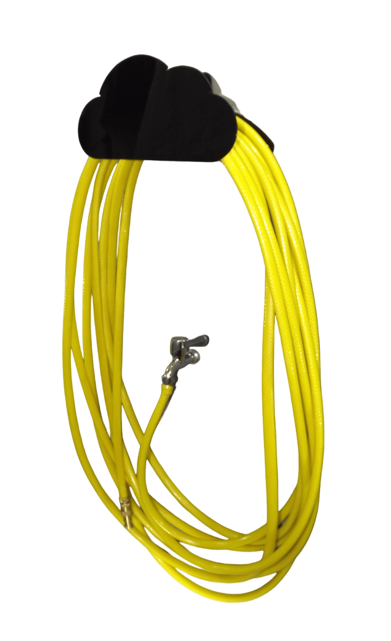 Suporte Enrolador Mangueira Jardim Nuvem - PRETO