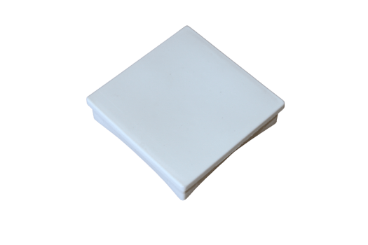 Tampa Metalon encaixe interno 100X100 BRANCA Pacote com 10 un.