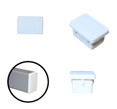 Tampa Metalon encaixe interno 20x30 BRANCA Pacote com 50 un. Tampa Metalon encaixe interno 20x30 BRANCA Pacote com 50 un.