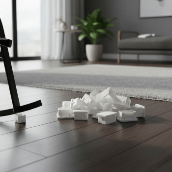 Tampa Metalon encaixe interno 20x30 BRANCA Pacote com 50 un.