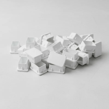 Tampa Metalon encaixe interno 20x30 BRANCA Pacote com 50 un.