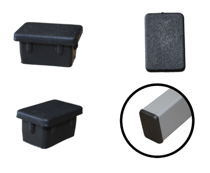 Tampa Metalon encaixe interno 20x30 PRETA Pacote com 50 un. Tampa Metalon encaixe interno 20x30 PRETA Pacote com 50 un.