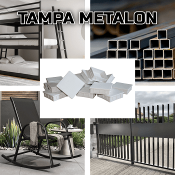 Tampa Metalon encaixe interno 80X80 BRANCA Pacote com 10 un.