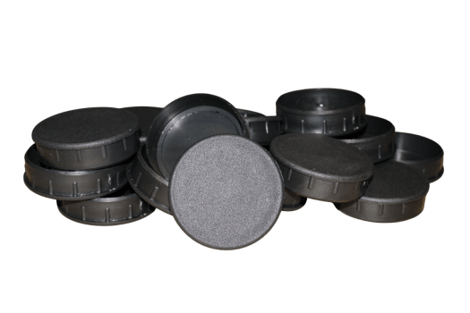 Tampa metalon encaixe interno redonda 2,5 POLEGADAS Pacote com 10 un. - PRETO Tampa metalon encaixe interno redonda 2,5 POLEGADAS Pacote com 10 un. - PRETO