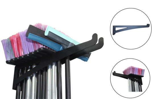 Suporte Vassouras EXTRA GRANDE - PRETO