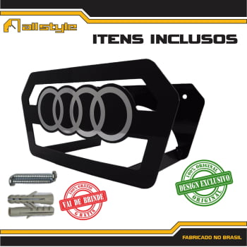 Suporte Enrolar Porta Mangueira Garagem modelo AUDI