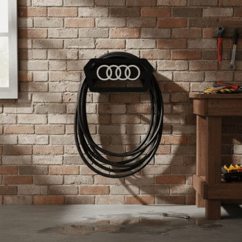 Suporte Enrolar Porta Mangueira Garagem modelo AUDI