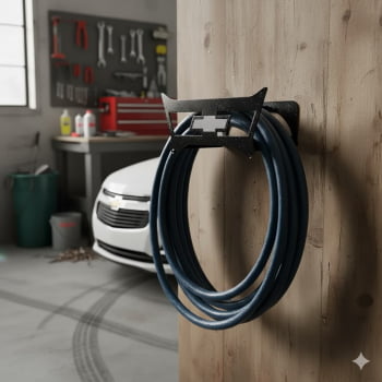 Suporte Enrolar Porta Mangueira Garagem modelo CHEVROLET