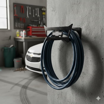 Suporte Enrolar Porta Mangueira Garagem modelo CHEVROLET