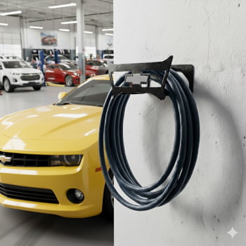 Suporte Enrolar Porta Mangueira Garagem modelo CHEVROLET