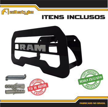 Suporte Enrolar Porta Mangueira Garagem modelo DODGE RAM