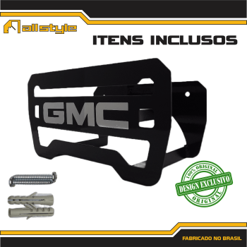 Suporte Enrolar Porta Mangueira Garagem modelo GMC