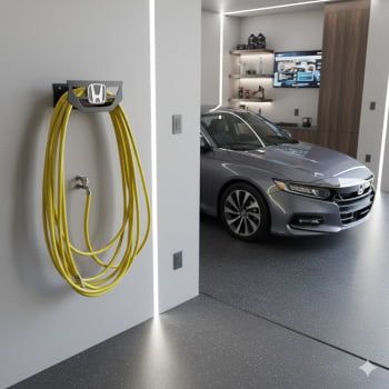 Suporte Enrolar Porta Mangueira Garagem modelo HONDA