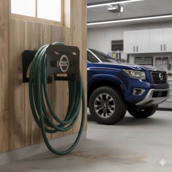 Suporte Enrolar Porta Mangueira Garagem modelo NISSAN