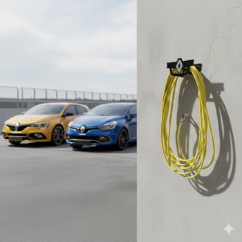 Suporte Enrolar Porta Mangueira Garagem modelo RENAULT