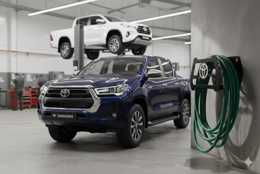 Suporte Enrolar Porta Mangueira Garagem modelo TOYOTA