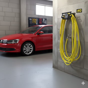 Suporte Enrolar Porta Mangueira Garagem modelo VOLKSWAGEN
