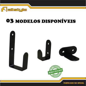 SUPORTE UNIVERSAL DE APARAFUSAR PEQUENO SIMPLES - KIT COM 05 UN 